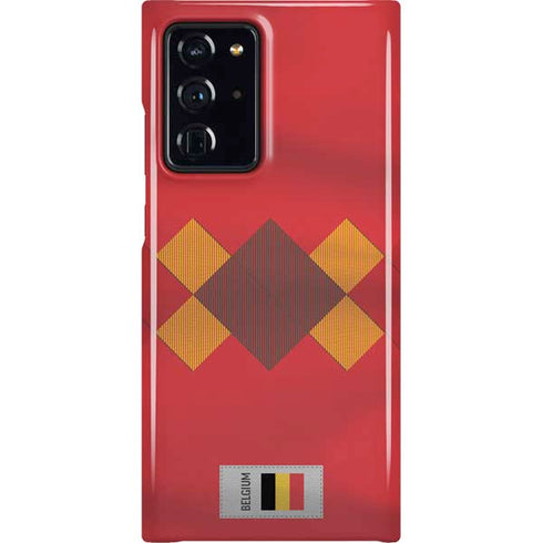 Belgium Soccer Flag Galaxy Cases